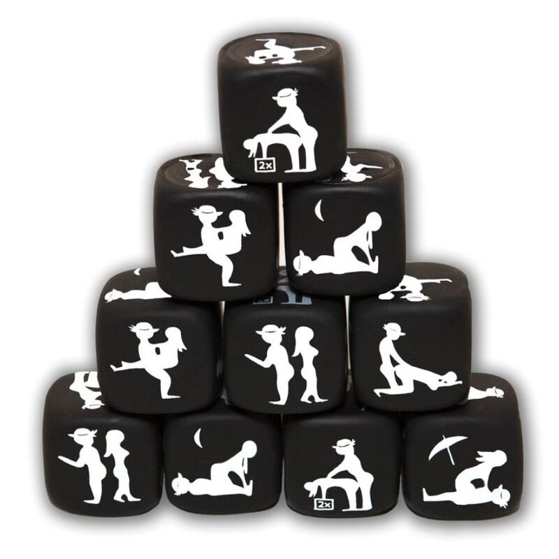 DIABLO PICANTE - GIOCO DI DADI DELLA POSTURA NERO - DIABLO PICANTE | Lingerie Harness Boutique