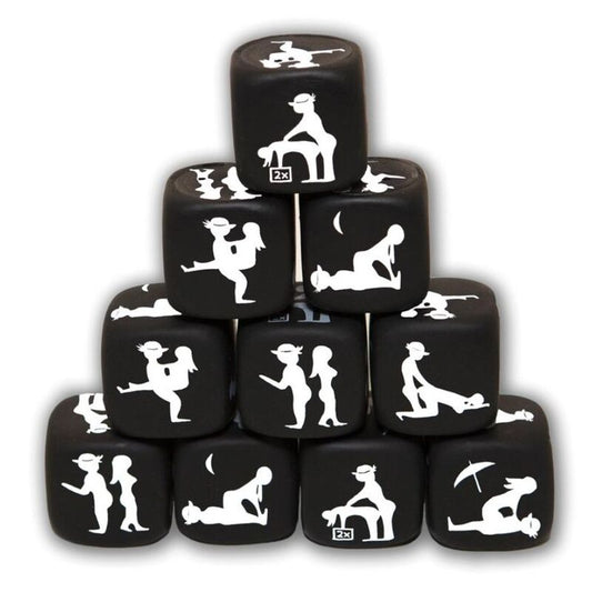 DIABLO PICANTE - GIOCO DI DADI DELLA POSTURA NERO - DIABLO PICANTE | Lingerie Harness Boutique