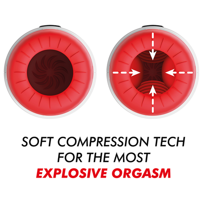 JAMYJOB - ROCKET MASTURBATOR TECNOLOGIA DI COMPRESSIONE MORBIDA E VIBRAZIONE - JAMYJOB | Lingerie Harness Boutique