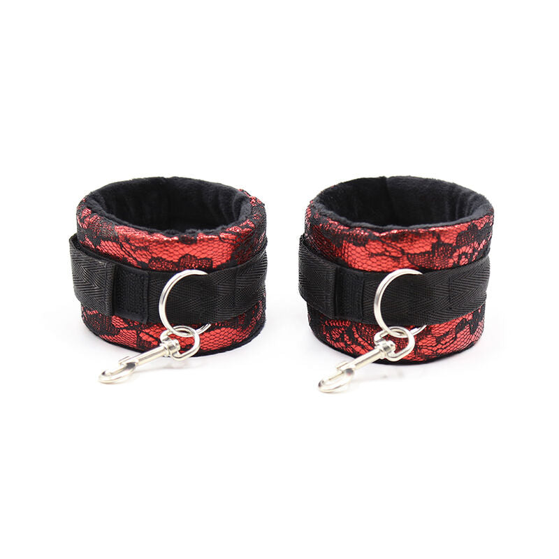 OHMAMA FETISH - MANETTE IN VELLUTO CON NASTRO IN NYLON - OHMAMA FETISH | Lingerie Harness Boutique