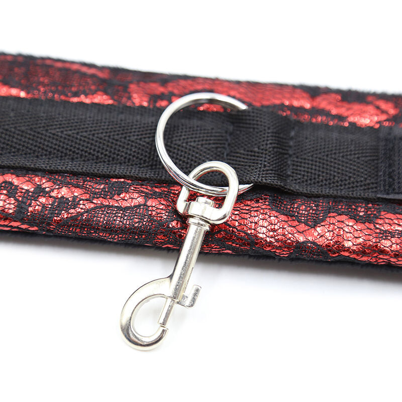 OHMAMA FETISH - MANETTE IN VELLUTO CON NASTRO IN NYLON - OHMAMA FETISH | Lingerie Harness Boutique