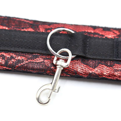 OHMAMA FETISH - MANETTE IN VELLUTO CON NASTRO IN NYLON - OHMAMA FETISH | Lingerie Harness Boutique