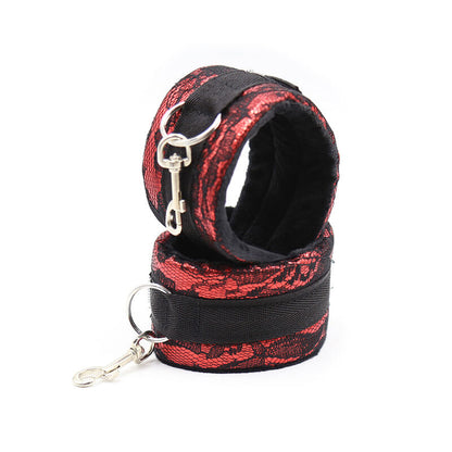 OHMAMA FETISH - MANETTE IN VELLUTO CON NASTRO IN NYLON - OHMAMA FETISH | Lingerie Harness Boutique