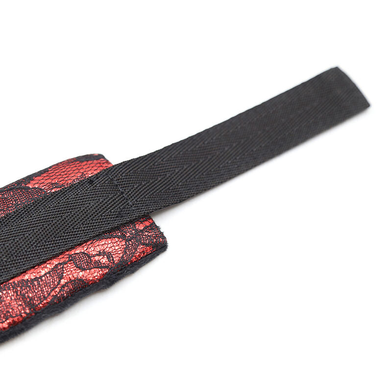 OHMAMA FETISH - MANETTE IN VELLUTO CON NASTRO IN NYLON - OHMAMA FETISH | Lingerie Harness Boutique