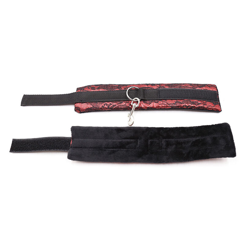 OHMAMA FETISH - MANETTE IN VELLUTO CON NASTRO IN NYLON - OHMAMA FETISH | Lingerie Harness Boutique