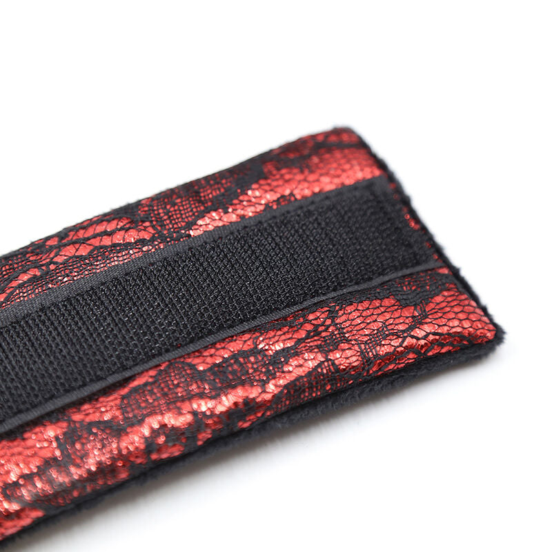 OHMAMA FETISH - MANETTE IN VELLUTO CON NASTRO IN NYLON - OHMAMA FETISH | Lingerie Harness Boutique