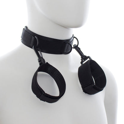 OHMAMA FETISH - MANETTE E COLLETTO IN NYLON - OHMAMA FETISH | Lingerie Harness Boutique
