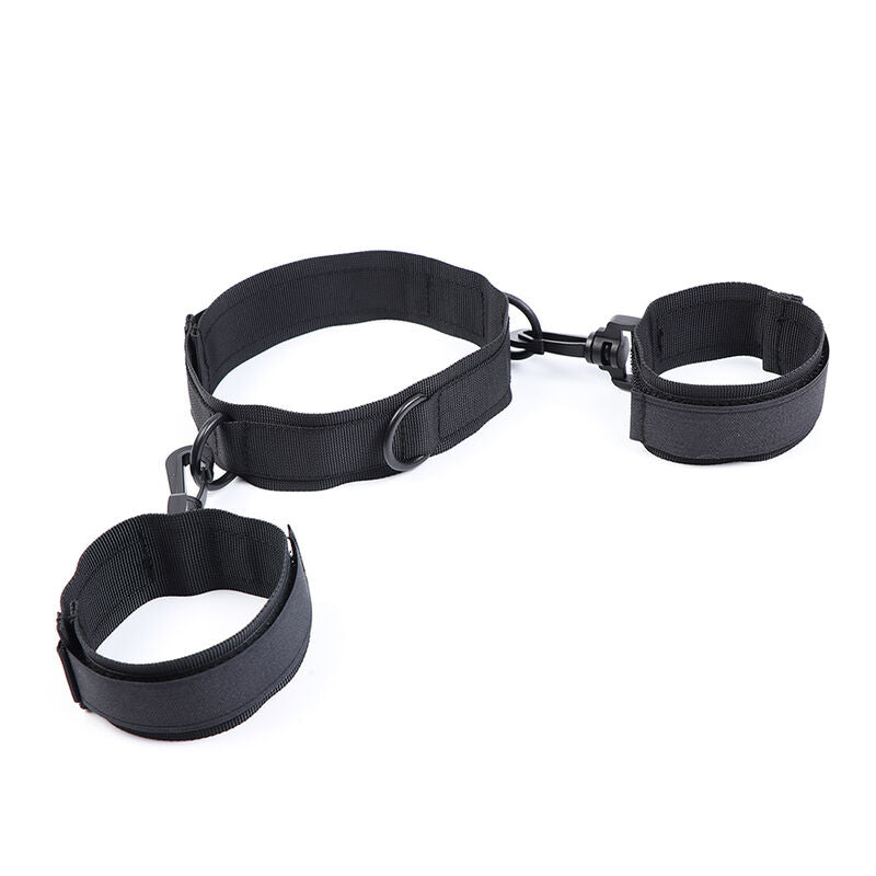OHMAMA FETISH - MANETTE E COLLETTO IN NYLON - OHMAMA FETISH | Lingerie Harness Boutique