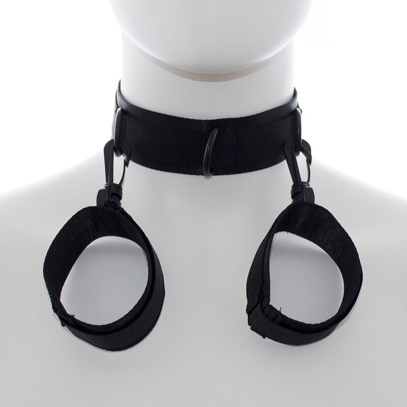 OHMAMA FETISH - MANETTE E COLLETTO IN NYLON - OHMAMA FETISH | Lingerie Harness Boutique