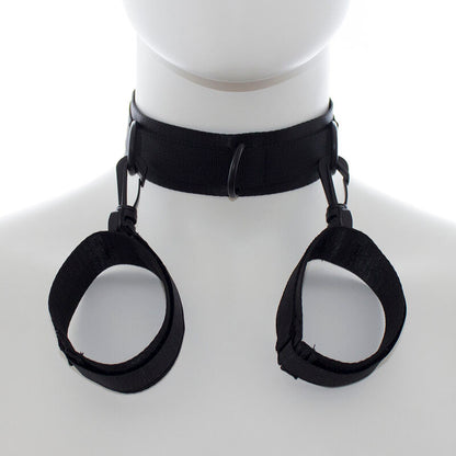 OHMAMA FETISH - MANETTE E COLLETTO IN NYLON - OHMAMA FETISH | Lingerie Harness Boutique