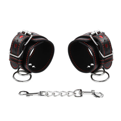 OHMAMA FETISH - MANETTE CON CUORE INTARSIATO - OHMAMA FETISH | Lingerie Harness Boutique