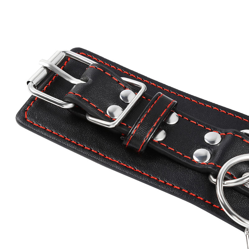 OHMAMA FETISH - MANETTE CON CUORE INTARSIATO - OHMAMA FETISH | Lingerie Harness Boutique