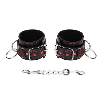 OHMAMA FETISH - MANETTE CON CUORE INTARSIATO - OHMAMA FETISH | Lingerie Harness Boutique