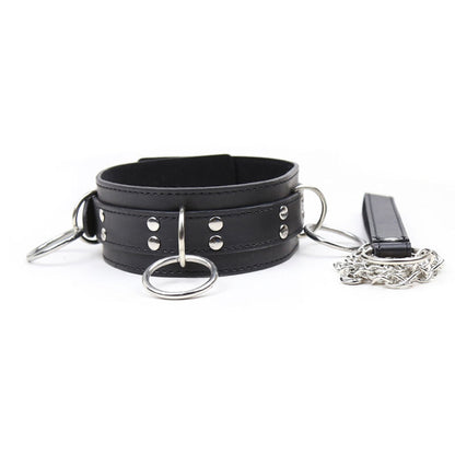 OHMAMA FETISH - COLLANA DI SOTTOMISSIONE CON 3 ANELLI - OHMAMA FETISH | Lingerie Harness Boutique