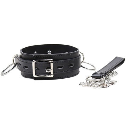 OHMAMA FETISH - COLLANA DI SOTTOMISSIONE CON 3 ANELLI - OHMAMA FETISH | Lingerie Harness Boutique