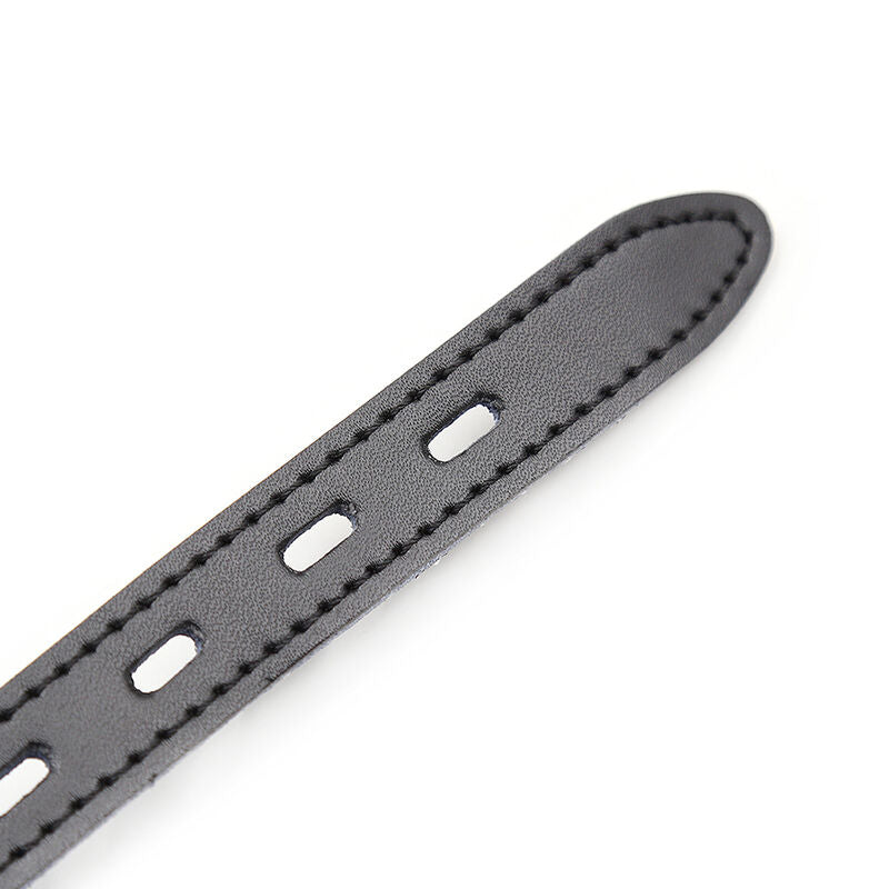 OHMAMA FETISH - BALL GAG IN SILICONE CON CINTURA IN PELLE (LUCCHETTO INCLUSO) - OHMAMA FETISH | Lingerie Harness Boutique