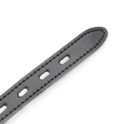 OHMAMA FETISH - BALL GAG IN SILICONE CON CINTURA IN PELLE (LUCCHETTO INCLUSO) - OHMAMA FETISH | Lingerie Harness Boutique