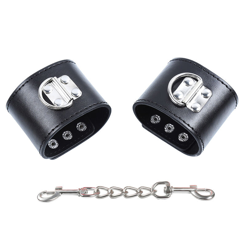 OHMAMA FETISH - TENUTA DA POLSO CON CHIUSURA A SCATTO IN METALLO - OHMAMA FETISH | Lingerie Harness Boutique