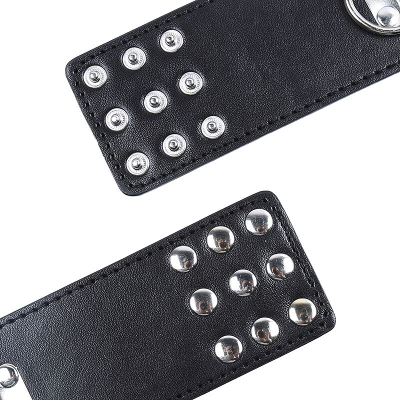 OHMAMA FETISH - TENUTA DA POLSO CON CHIUSURA A SCATTO IN METALLO - OHMAMA FETISH | Lingerie Harness Boutique