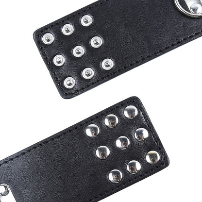 OHMAMA FETISH - TENUTA DA POLSO CON CHIUSURA A SCATTO IN METALLO - OHMAMA FETISH | Lingerie Harness Boutique