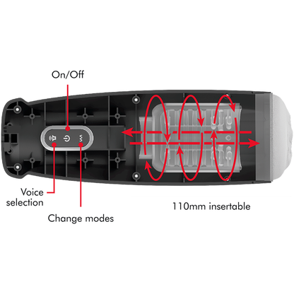 JAMYJOB - TORNADO 360 ROTATE TECH STROKER - JAMYJOB | Lingerie Harness Boutique