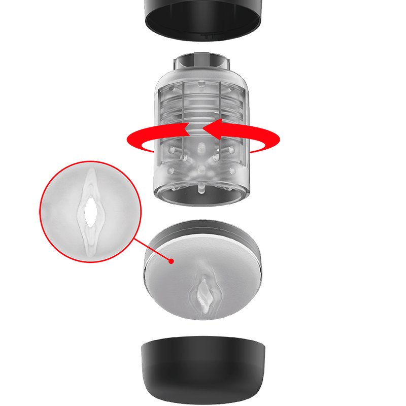 JAMYJOB - TORNADO 360 ROTATE TECH STROKER - JAMYJOB | Lingerie Harness Boutique