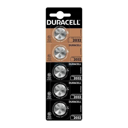 DURACELL - BATTERIA BOTTONE LITIO CR2032 3V 5 UNIT - DURACELL | Lingerie Harness Boutique
