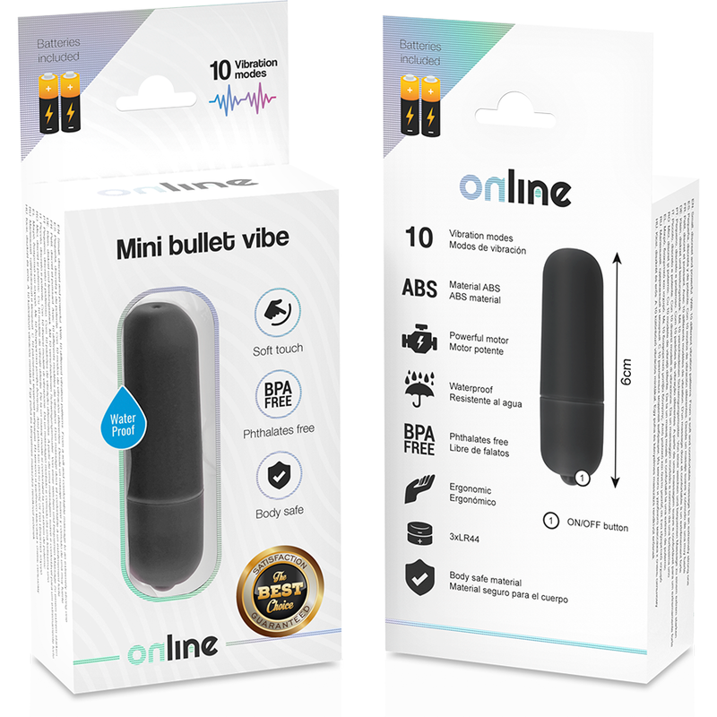 ONLINE - BLACK MINI VIBRATING PROJECTOR