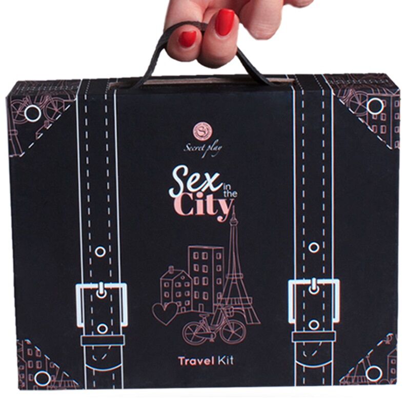 SECRETPLAY - KIT DA VIAGGIO SESSO IN CITTÀ (ES/EN/DE/FR/NL/PT) - SECRETPLAY 100% GAMES | Lingerie Harness Boutique