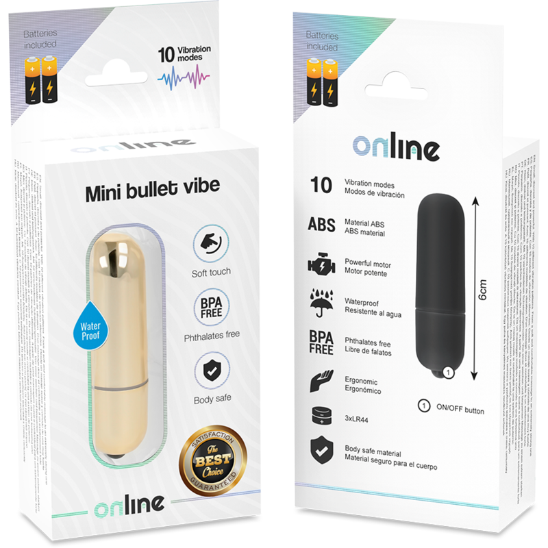 ONLINE - MINI GOLDEN VIBRATING PROJECTOR