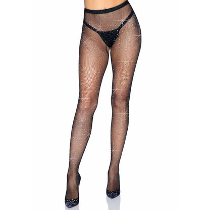 LEG AVENUE - COLLANT CROTHLESS A RETE - LEG AVENUE HOSIERY | Lingerie Harness Boutique