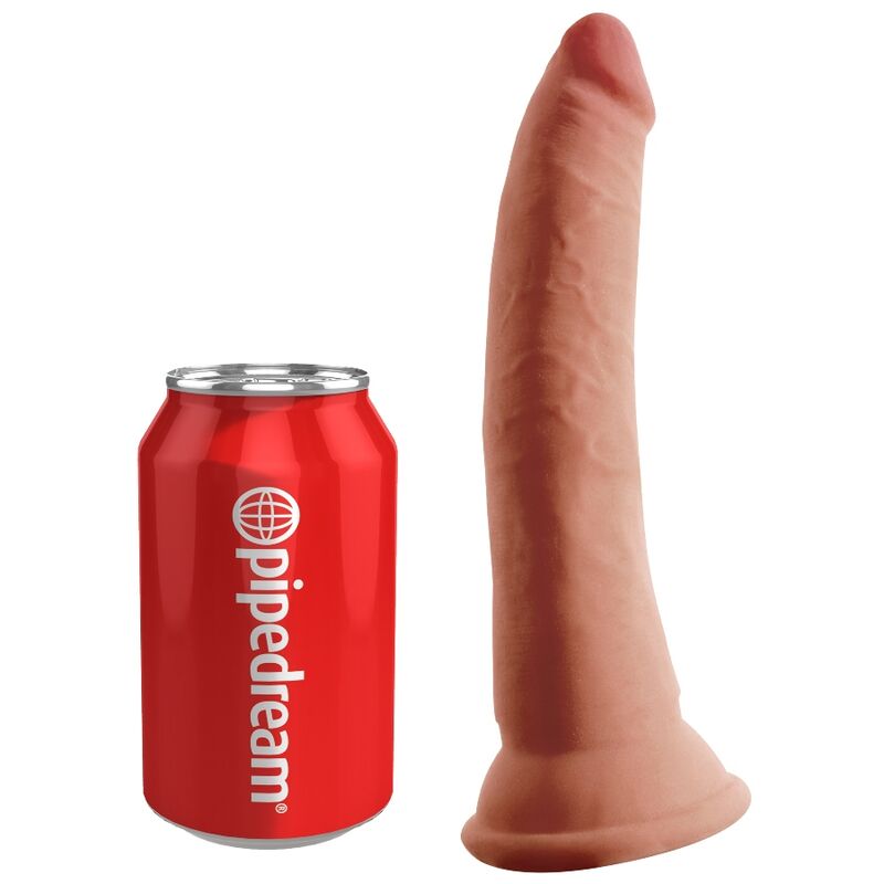 KING COCK - PLUS 3D TRIPLE DENSIT DILDO 18 CM