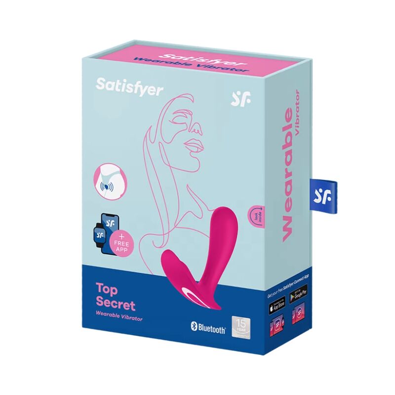 SATISFYER - VIBRATORE TOP SECRET ROSA - SATISFYER VIBRATOR | Lingerie Harness Boutique