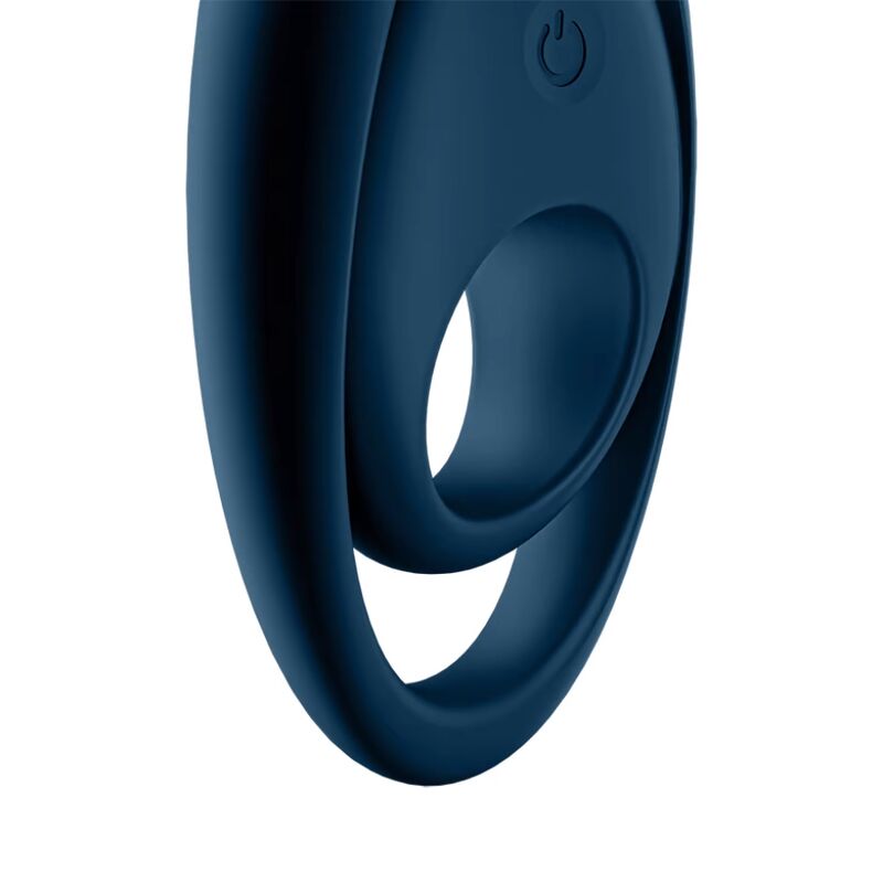 SATISFYER - GLORIOUS DUO BLUE RING VIBRATOR