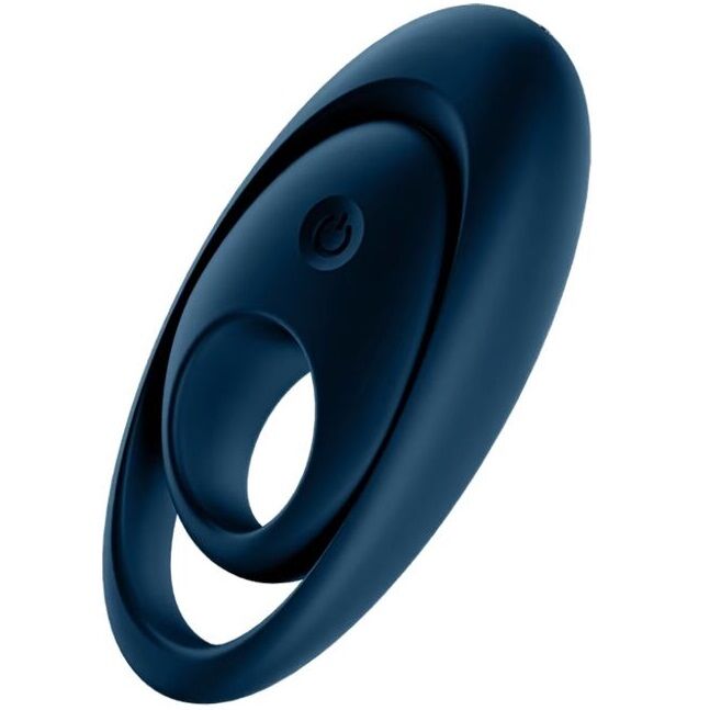 SATISFYER - VIBRATORE AD ANELLO GLORIOUS DUO BLU - SATISFYER RING | Lingerie Harness Boutique