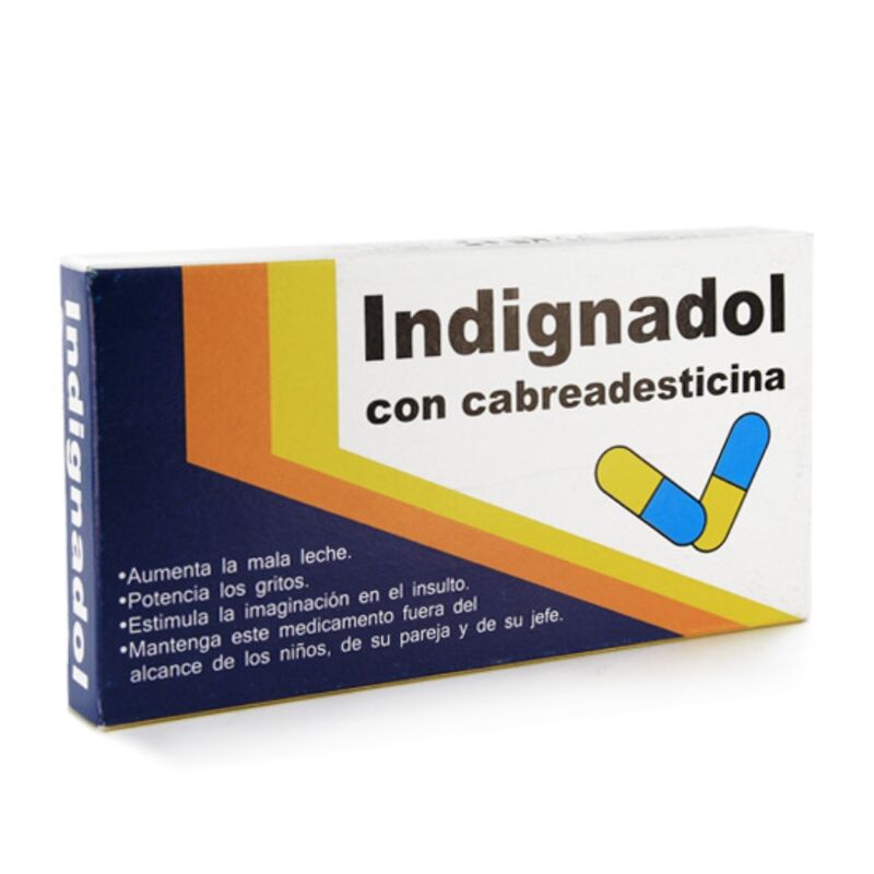 DIABLO GOLOSO - SCATOLA MEDICINALI INDIGNADOL - DIABLO GOLOSO | Lingerie Harness Boutique