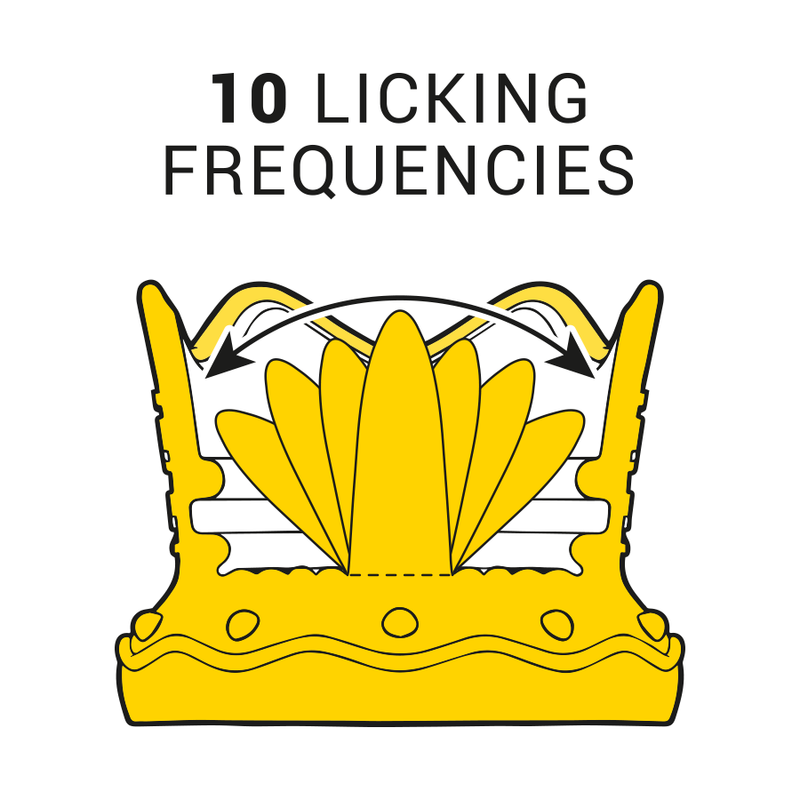 INTENSE - CLIT STIMULATOR 10 FREQUENCIES OF LICK AND SUCK - BLUE