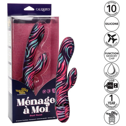 CALEXOTICS - MENAGE UN VIBRATORE MOI DUAL WAND - CALEXOTICS | Lingerie Harness Boutique