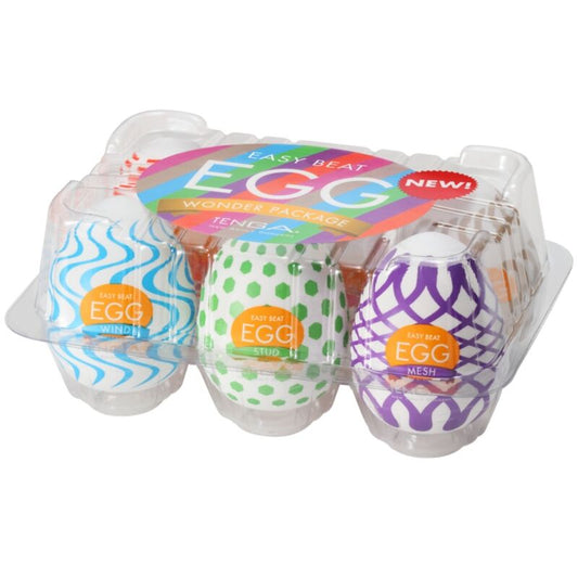 TENGA - WONDER EGG MASTURBADORE PACK 6 UNIT