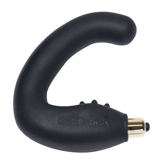 ROCKS-OFF - RUDE-BOY 7 V BLACK MALE G-SPOT MASSAGER 