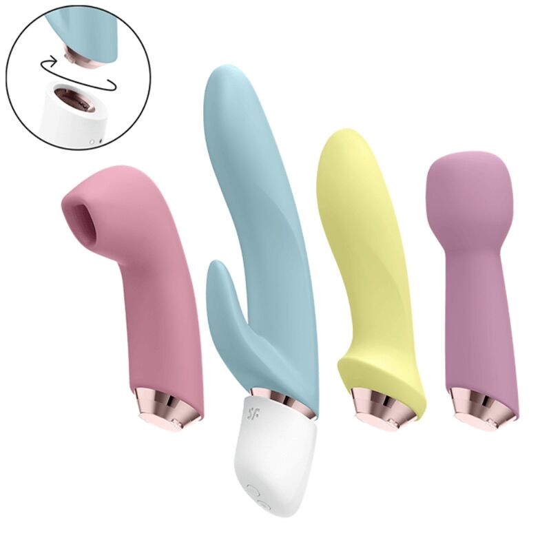 SATISFYER - MARVELOUS FOUR SET VIBRATORE E IMPULSO - SATISFYER VIBRATOR | Lingerie Harness Boutique
