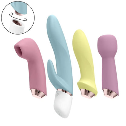 SATISFYER - MARVELOUS FOUR SET VIBRATORE E IMPULSO - SATISFYER VIBRATOR | Lingerie Harness Boutique