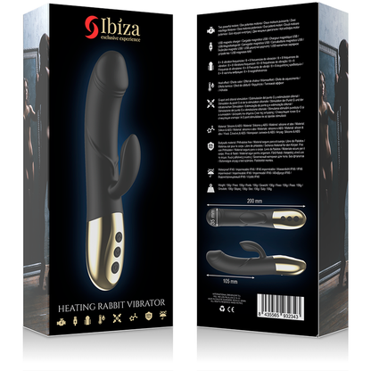 IBIZA - POTENTE VIBRATORE ANATOMICO CON CONIGLIO - IBIZA TECHNOLOGY | Lingerie Harness Boutique