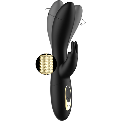 IBIZA - POTENTE ROTATORE PERLATO CON CONIGLIO - IBIZA TECHNOLOGY | Lingerie Harness Boutique