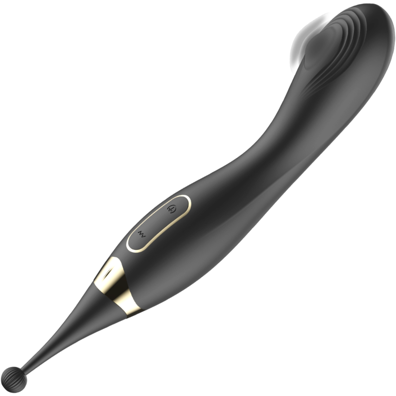 IBIZA - STIMOLATORE CLITORALE INTERCAMBIABILE E VIBRATORE PULSATO DEL PUNTO G - IBIZA TECHNOLOGY | Lingerie Harness Boutique