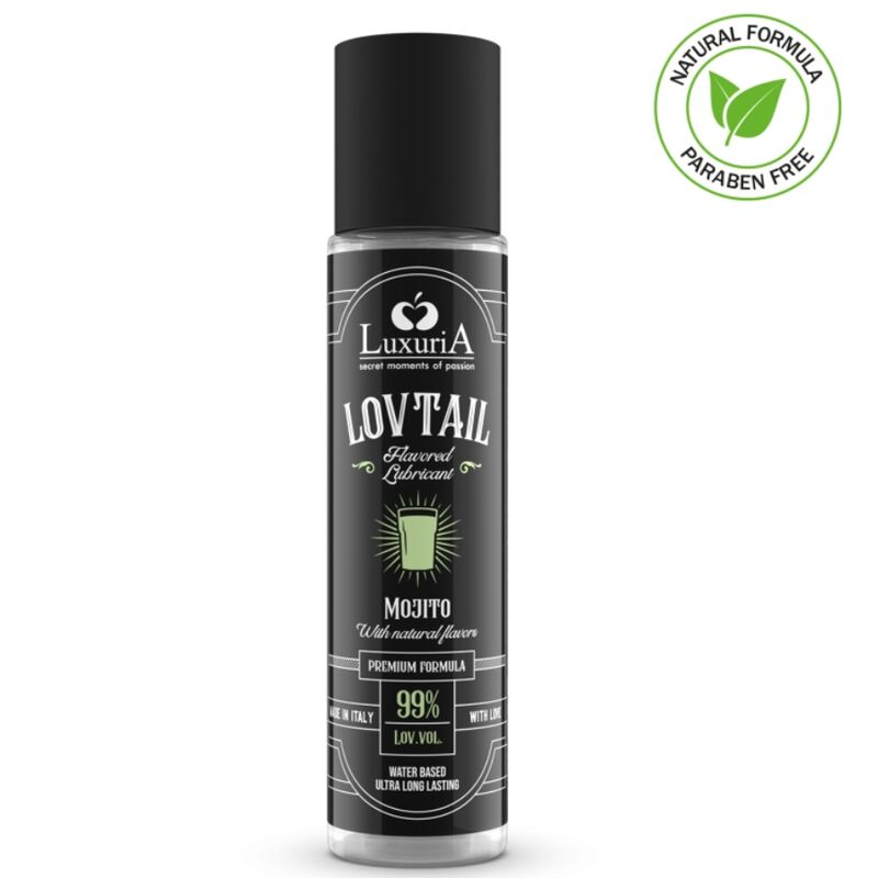 INTIMATELINE - LUBRIFICANTE LOVTAIL A BASE ACQUA LUXURIA MOJITO 60 ML - INTIMATELINE LUXURIA | Lingerie Harness Boutique