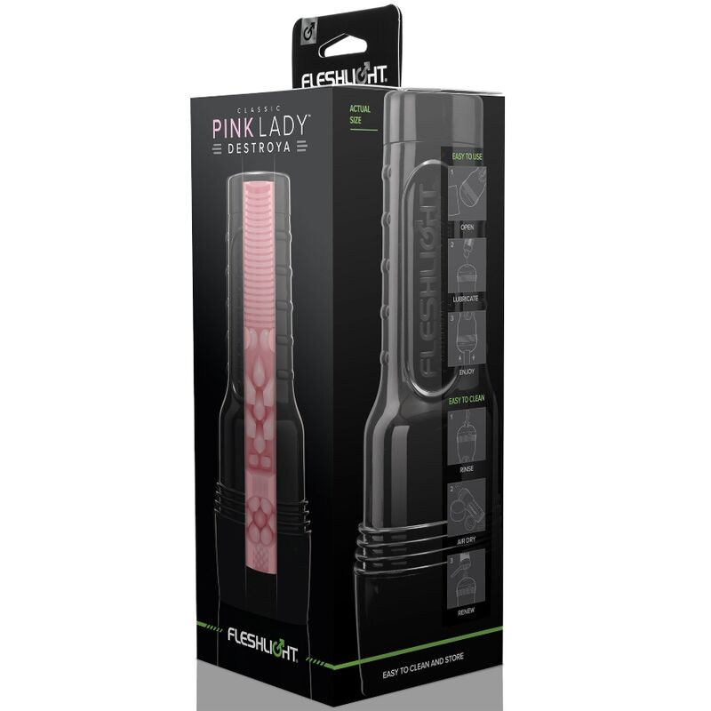 FLESHLIGHT - MASTURBATORE CLASSICO ROSA LADY DESTROYA - FLESHLIGHT ORIGIN | Lingerie Harness Boutique