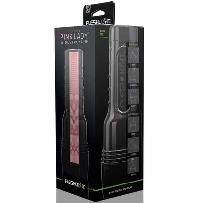 FLESHLIGHT - MASTURBATORE CLASSICO ROSA LADY DESTROYA - FLESHLIGHT ORIGIN | Lingerie Harness Boutique