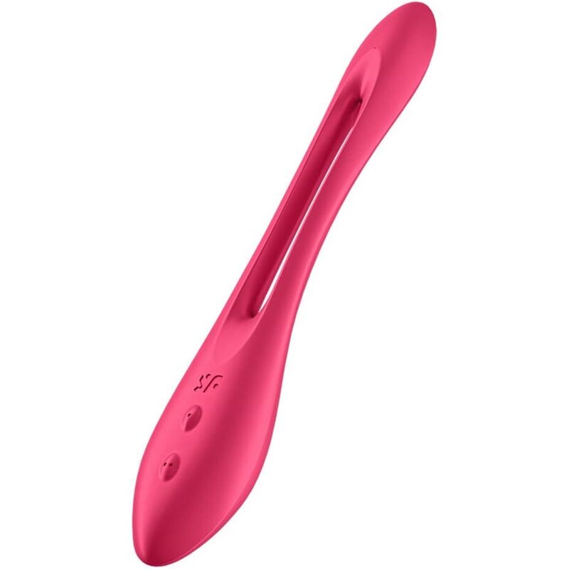 SATISFYER - MULTI VIBRATORE ELASTIC JOY ROSSO - SATISFYER VIBRATOR | Lingerie Harness Boutique