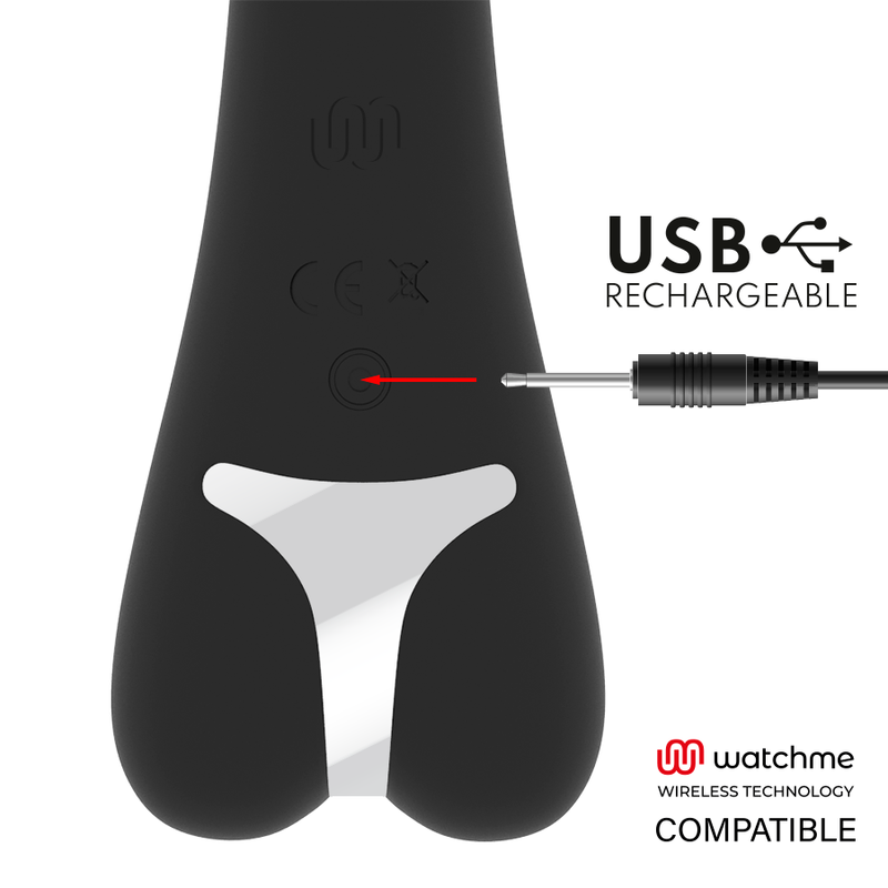 BRILLY GLAM - RYAN VIBRATOR WATCHME COMPATIBILE CON TECNOLOGIA WIRELESS - BRILLY GLAM | Lingerie Harness Boutique
